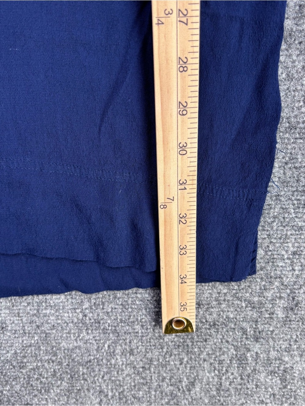 J Crew Blue Minimalist Preppy Easy Tunic Dress Cap Sleeves Women’s XS - Picture 11 of 13